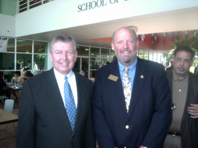 Former U.S. Attorney General John Ashcroft, with BCBA Board Member Chris Neilson
